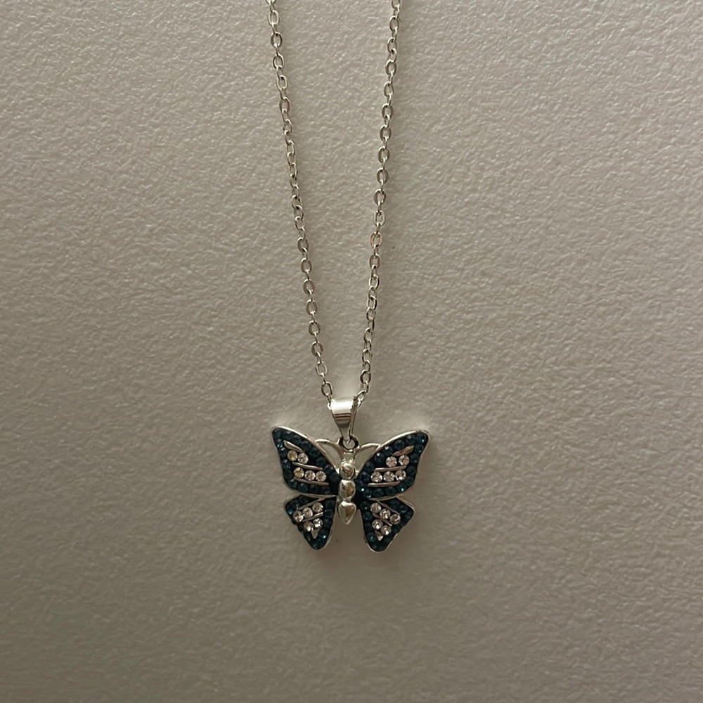 Sterling Silver Butterfly Necklace